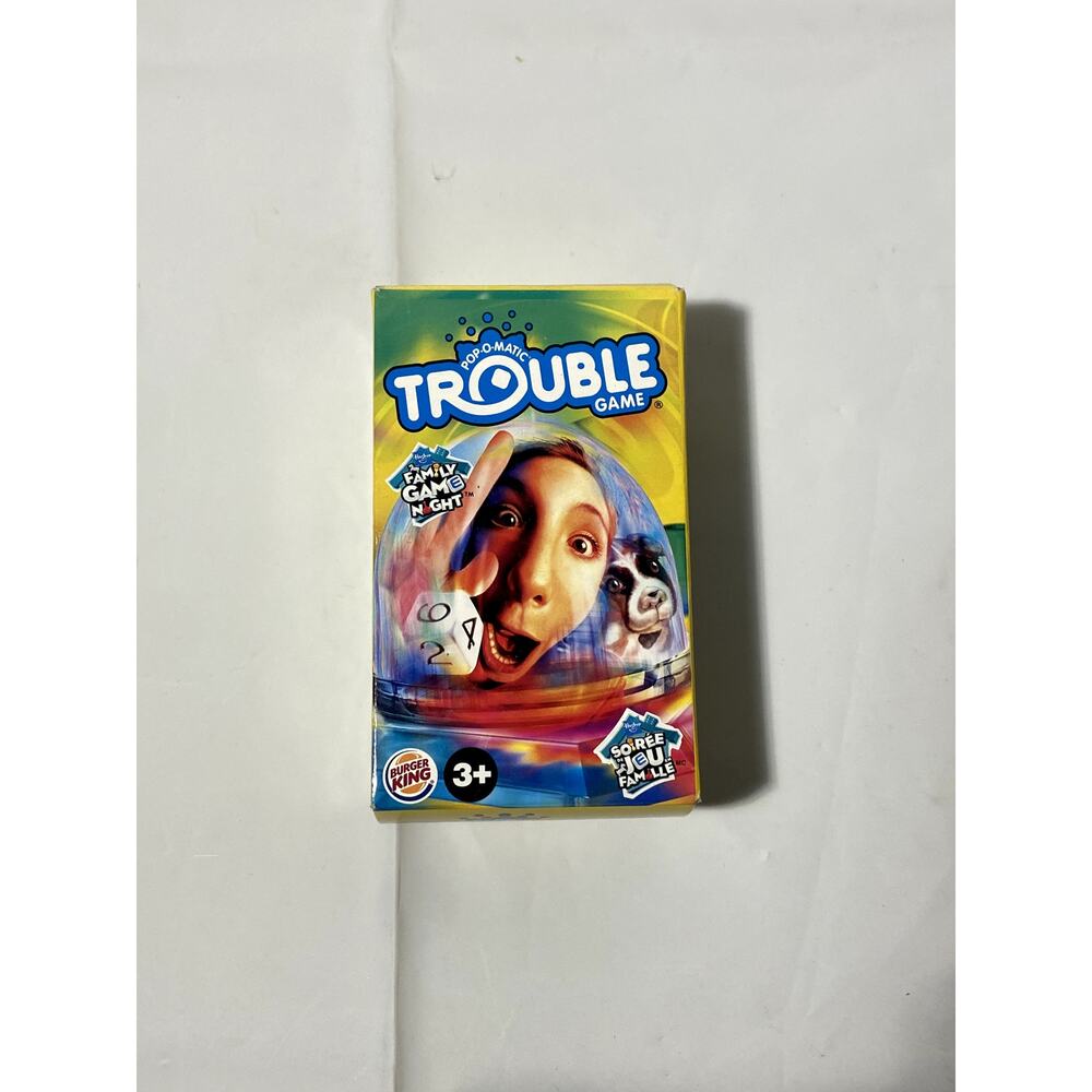 Trouble Toy game from burger king